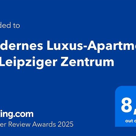 Modernes Luxus-Apartment Im Leipziger Zentrum Eksteriør bilde