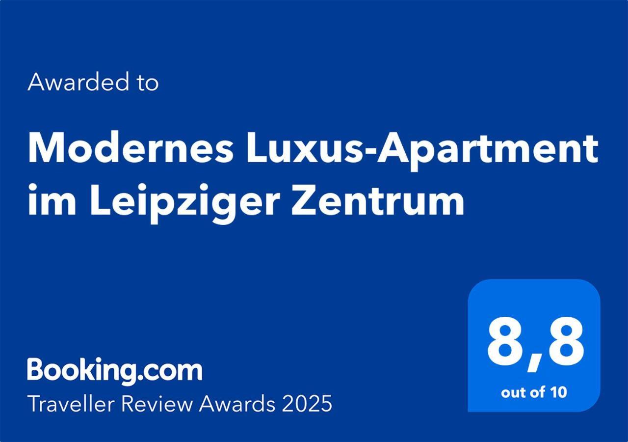 Modernes Luxus-Apartment Im Leipziger Zentrum Eksteriør bilde